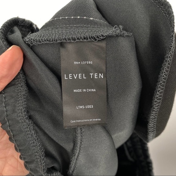 NEW Lvl Level Ten Mens Knit Drawstring Shorts in Indigo Slate - Picture 13 of 15